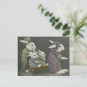 Sunday Bunnies Briefkaart (Staand voorkant)