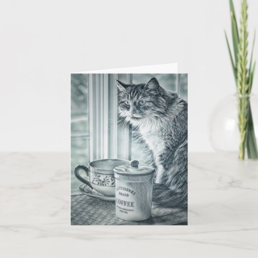 Sunday Coffee Blank Note Kaart (Voorkant)