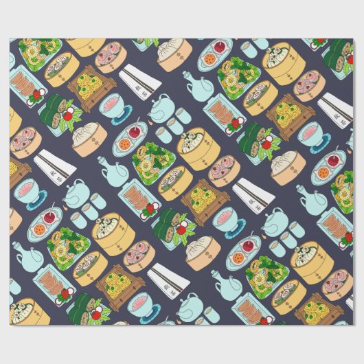 Sunday Dim Sum Cadeaupapier (Vlak)
