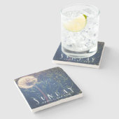 Sunday Family Eat Fun Stenen Onderzetter (Zijkant)