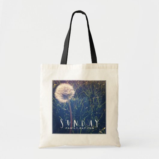 Sunday Family Eat Fun Tote Bag (Voorkant)