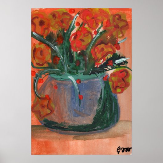 Sunday Flowers Poster (Voorkant)