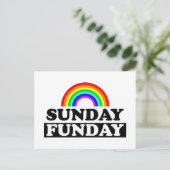 Sunday Funday Briefkaart (Staand voorkant)