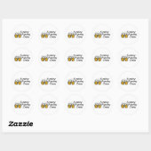 Sunday Funday Crew Beer Ronde Sticker (Vel)