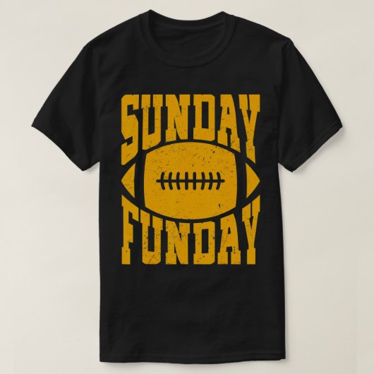 Sunday Funday  Fun Day Sports Design (52) T-shirt (Design voorkant)