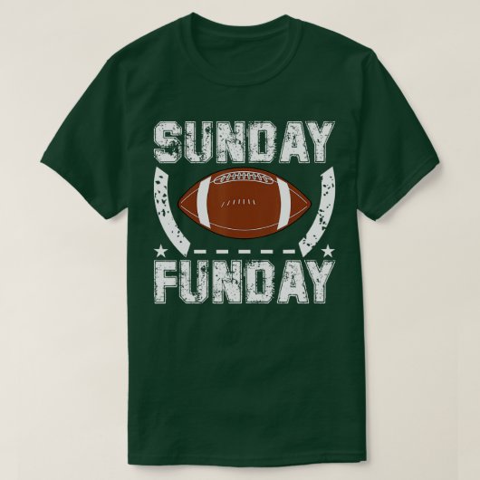 Sunday Funday Fun Day Sports Design (64) T-shirt (Design voorkant)