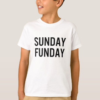 Sunday Funday Kinder Unisex T-shirt