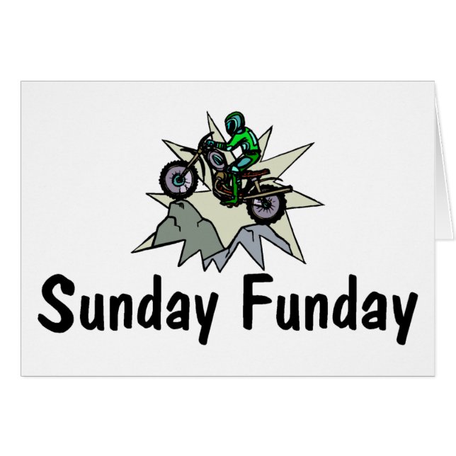 Sunday Funday Motorcycle (Voorkant Horizontaal)