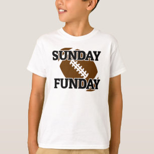Sunday Funday Sports Fun for Football Fan T-shirt