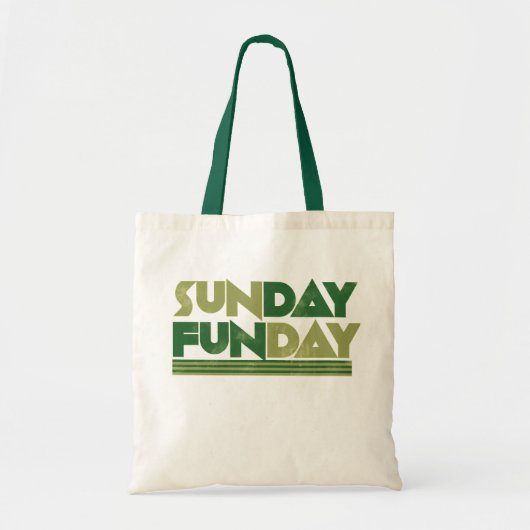 Sunday Funday Tote Bag (Voorkant)
