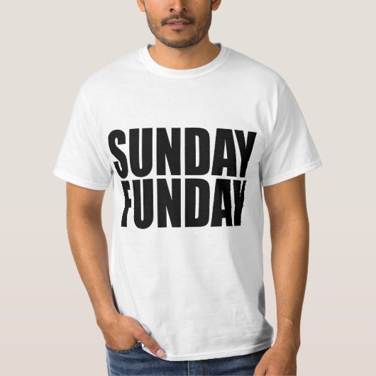 Sunday Funday Value T-Shirt (Voorkant)