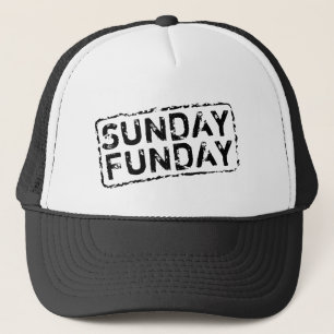 SUNDAY FUNDAY vintage petanquehoed Trucker Pet