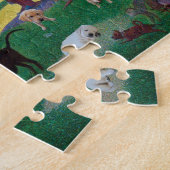 "Sunday Gathering" van honden Legpuzzel (Zijkant)