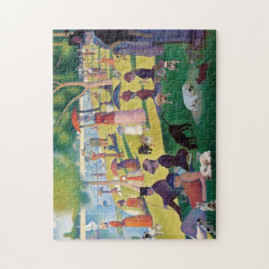 "Sunday Gathering" van honden Legpuzzel (Verticaal)