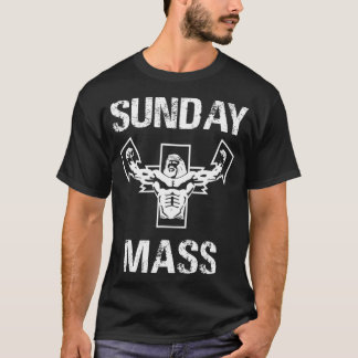 Sunday Mass Jesus Gym T-shirt