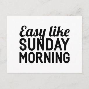 Sunday Morning Briefkaart