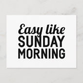 Sunday Morning Briefkaart (Voorkant)