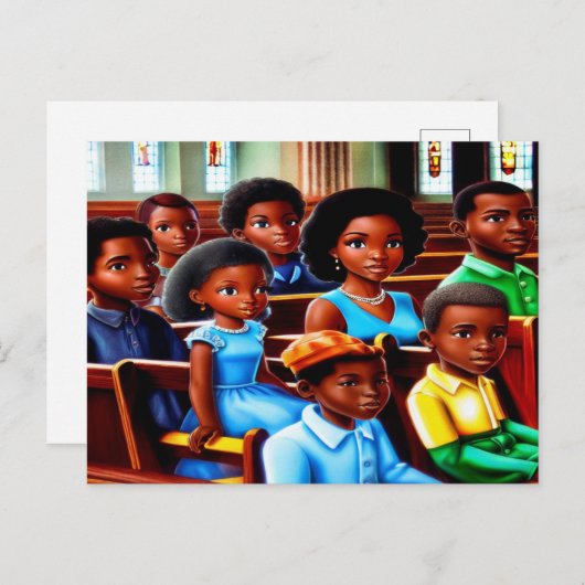 Sunday Morning Christelijk Briefkaart (Voorkant / Achterkant)