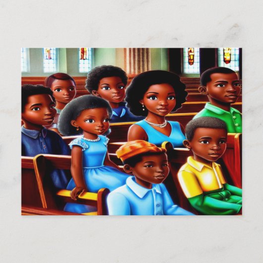 Sunday Morning Christelijk Briefkaart (Voorkant)