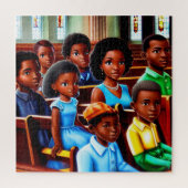 Sunday Morning Christelijke Jigzaag Puzzle Legpuzzel (Verticaal)