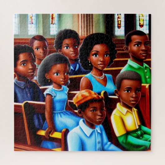 Sunday Morning Christelijke Jigzaag Puzzle Legpuzzel (Verticaal)