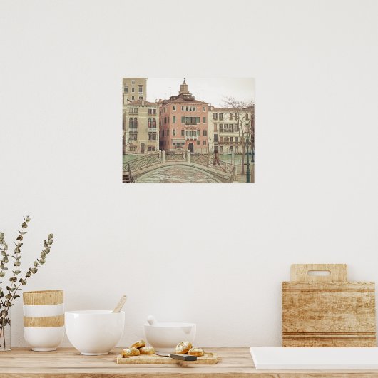 Sunday Morning in Venice Poster (Keuken)