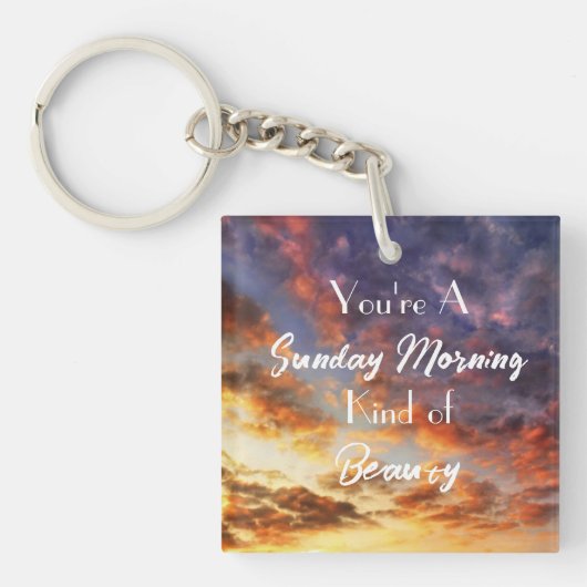 Sunday Morning Sleutelhanger (voorkant)