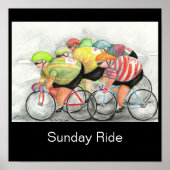 Sunday Ride Poster (Voorkant)