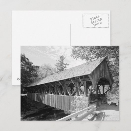 Sunday River Bridge Briefkaart (Voorkant / Achterkant)