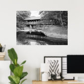 Sunday River Bridge Poster (Thuiskantoor)