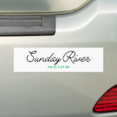 Sunday River Maine Bumpersticker (Op auto)