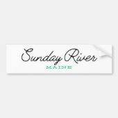 Sunday River Maine Bumpersticker (Voorkant)