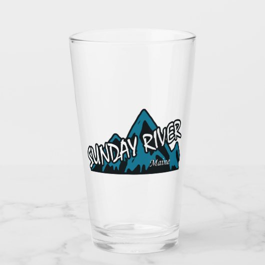 Sunday River Maine Mountains Glas (Voorkant)