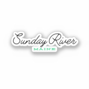 Sunday River Maine Sticker