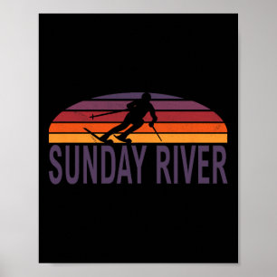 Sunday River Newry Maine New England Verenigde Sta Poster