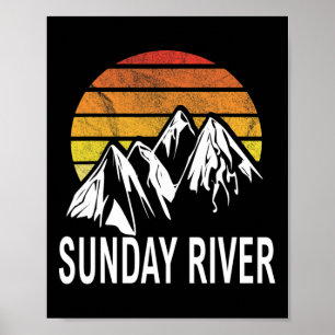 Sunday River Newry Maine New England Verenigde Sta Poster