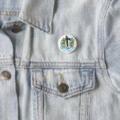 Sunday River Newry Maine ski logo Ronde Button 3,2 Cm (In situ)