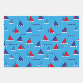 Sunday Sail Dark Inpakpapier Vel