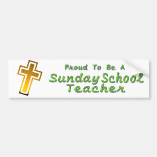 SUNDAY SCHOOL LT BUMPERSTICKER