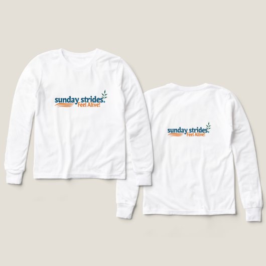 Sunday Strides Feel Alive – Energizing Weekend Wal (Voorkant /achterkant)