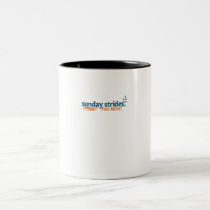 Sunday Strides Feel Alive – Energizing Weekend Wal Tweekleurige Koffiemok