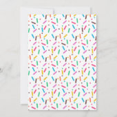 Sunday sundae feestuitnodiging kaart (Achterkant)