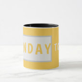 Sunday Today – Minimal Coffee Mug Design Mok (Midden)