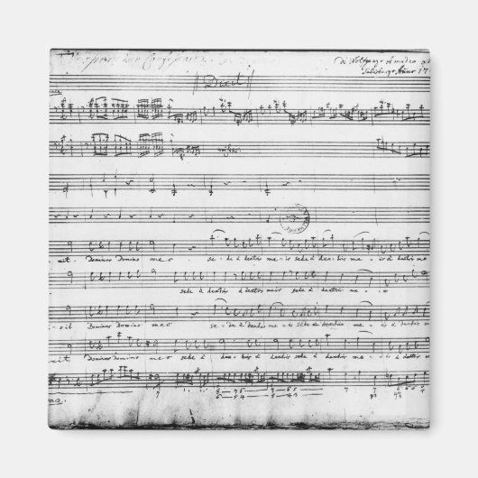 Sunday Vespers, 1779 Magneet (Voorkant)