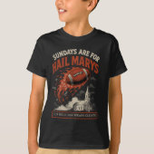 Sundays Are For Hail Marys Funny Football Game Day T-shirt (Voorkant)
