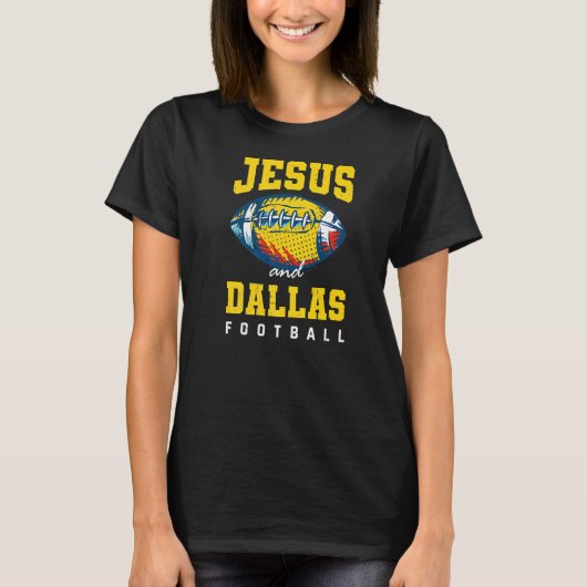 Sundays Are For Jesus And Dallas FC Texas Ch T-shirt (Voorkant)
