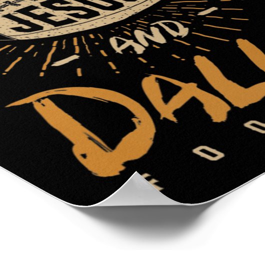 Sundays Are For Jesus And Dallas Football Texas Ho Poster (Hoek)