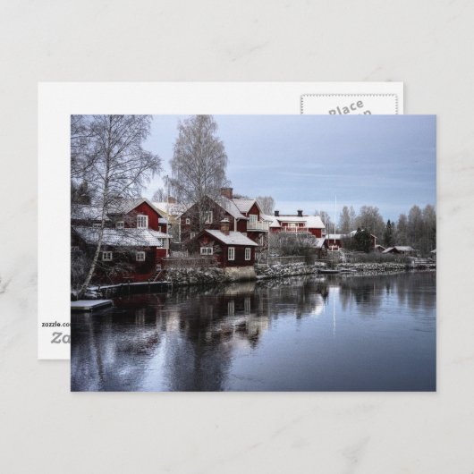 Sundborn, Zweden Briefkaart (Voorkant / Achterkant)