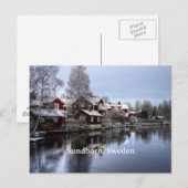 Sundborn, Zweden Briefkaart (Voorkant / Achterkant)