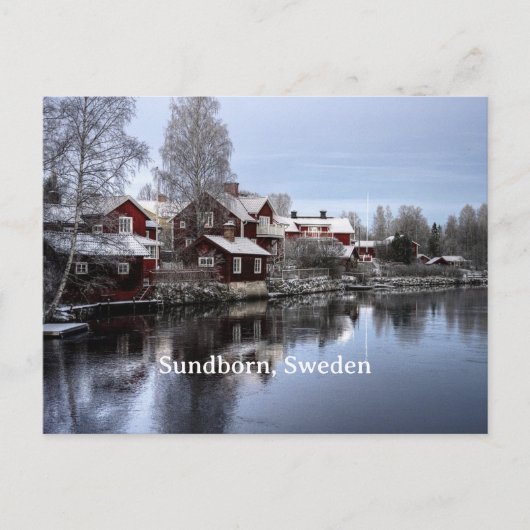 Sundborn, Zweden Briefkaart (Voorkant)